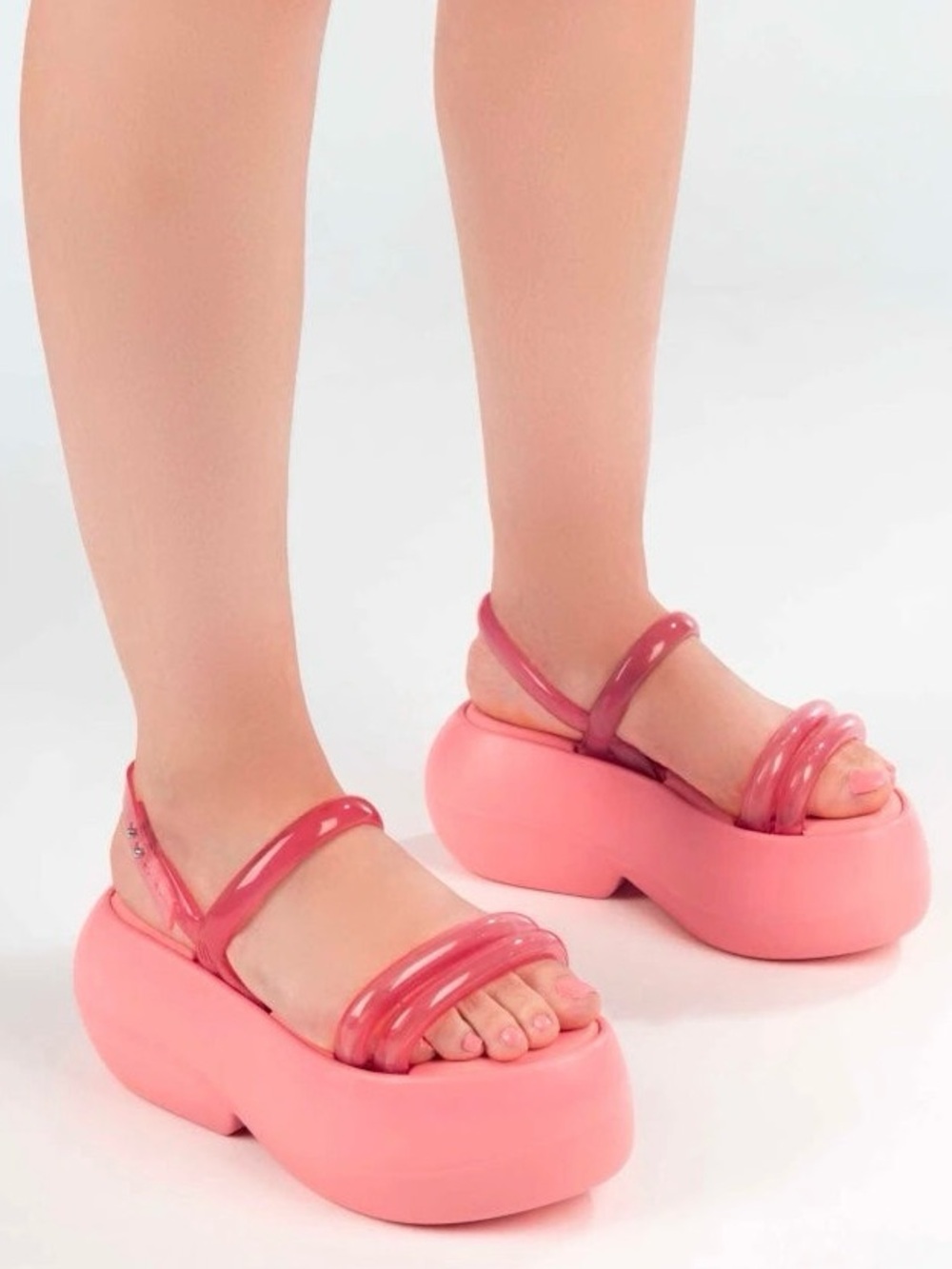 🆕{Melissa} Airbubble Platform Sandals
